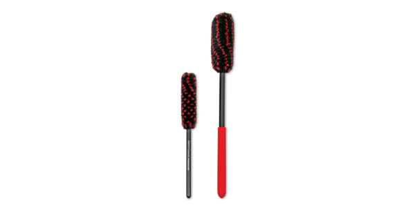Two Microfiber Wheel Wands